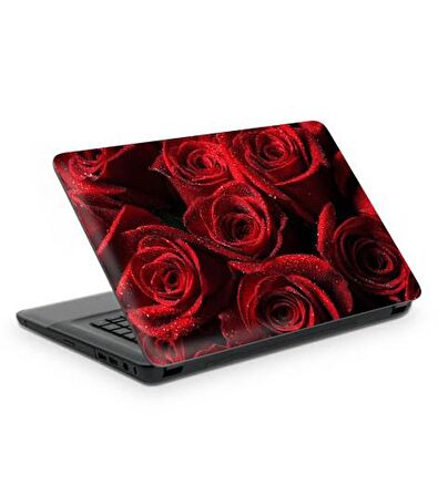 Bordo Güller Notebook Sticker, Laptop sticker,, Hp Sticker, Asus Sticker, 15.6 inç Sticker