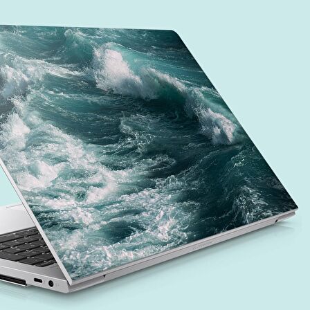 Dalgalı Deniz Notebook Sticker, Laptop sticker,, Hp Sticker, Asus Sticker, 15.6 inç Sticker