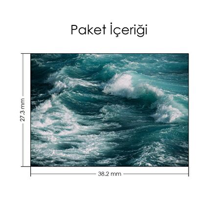 Dalgalı Deniz Notebook Sticker, Laptop sticker,, Hp Sticker, Asus Sticker, 15.6 inç Sticker