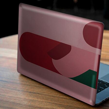 Pembe Pop Art Notebook Sticker, Laptop sticker,, Hp Sticker, Asus Sticker, 15.6 inç Sticker