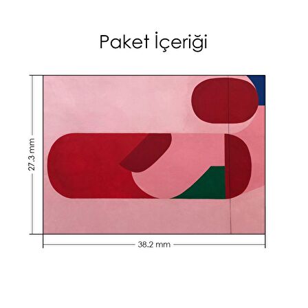 Pembe Pop Art Notebook Sticker, Laptop sticker,, Hp Sticker, Asus Sticker, 15.6 inç Sticker