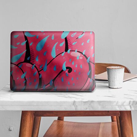 Pembe Grafiti Desen Notebook Sticker, Laptop sticker,, Hp Sticker, Asus Sticker, 15.6 inç Sticker