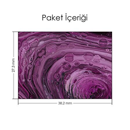 Mor Agate Taşı Notebook Sticker, Laptop sticker,, Hp Sticker, Asus Sticker, 15.6 inç Sticker