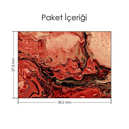 Kırmızı Agate Taşı Notebook Sticker, Laptop sticker,, Hp Sticker, Asus Sticker, 15.6 inç Sticker