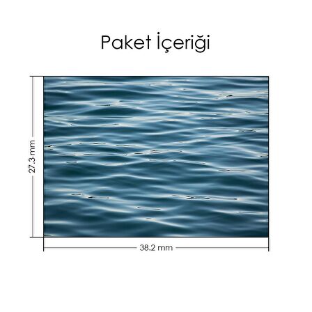 Sakin Deniz Notebook Sticker, Laptop sticker,, Hp Sticker, Asus Sticker, 15.6 inç Sticker