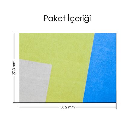 Mavi Yeşil Minimal Desen Notebook Sticker, Laptop sticker, Hp Sticker, Asus Sticker,15.6 İnç Sticker