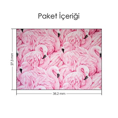 Flamingo Grubu Notebook Sticker, Laptop sticker,, Hp Sticker, Asus Sticker, 15.6 inç Sticker