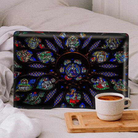 Kilise Cam Sanatı Notebook Sticker, Laptop sticker,, Hp Sticker, Asus Sticker, 15.6 inç Sticker