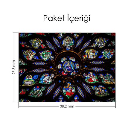 Kilise Cam Sanatı Notebook Sticker, Laptop sticker,, Hp Sticker, Asus Sticker, 15.6 inç Sticker