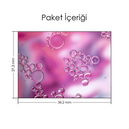 Pembe Makro Baloncuklar Notebook Sticker, Laptop sticker,, Hp Sticker, Asus Sticker, 15.6 inç Sticker
