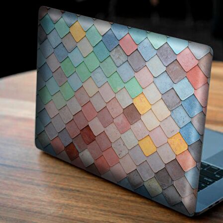 Pastel Renkli Pullar Notebook Sticker, Laptop sticker,, Hp Sticker, Asus Sticker, 15.6 inç Sticker