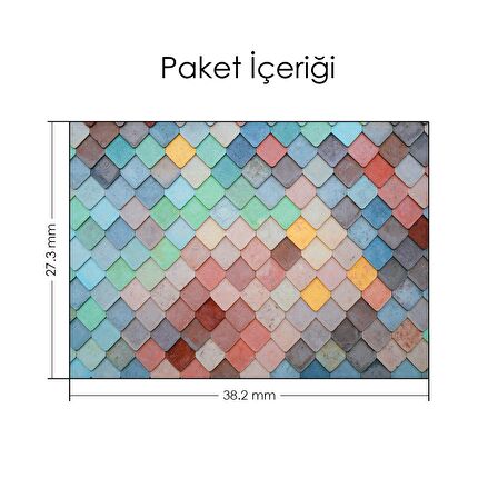 Pastel Renkli Pullar Notebook Sticker, Laptop sticker,, Hp Sticker, Asus Sticker, 15.6 inç Sticker