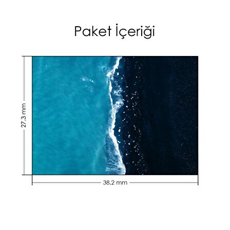 Karşılaşan Denizler Notebook Sticker, Laptop sticker,, Hp Sticker, Asus Sticker, 15.6 inç Sticker