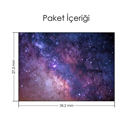 Astronomik Fotoğraf Notebook Sticker, Laptop sticker,, Hp Sticker, Asus Sticker, 15.6 inç Sticker