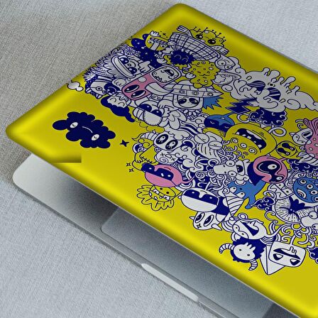 Doodle-4 Notebook Sticker, Laptop sticker,, Hp Sticker, Asus Sticker, 15.6 inç Sticker