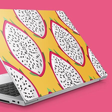 Ejderha Meyvesi Desen Notebook Sticker, Laptop sticker,, Hp Sticker, Asus Sticker, 15.6 inç Sticker