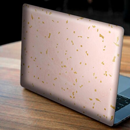 Pembe Terrazo Desen Notebook Sticker, Laptop sticker,, Hp Sticker, Asus Sticker, 15.6 inç Sticker