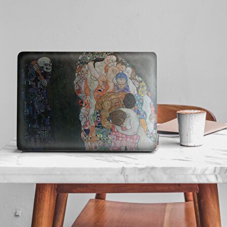 Gustav Klimt Ölüm Notebook Sticker, Laptop sticker,, Hp Sticker, Asus Sticker, 15.6 inç Sticker