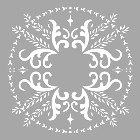 Garland Karo Stencil Boyama şablonu 30x30 cm, Duvar Stencil, Fayans Stencil, Mobilya Stencil