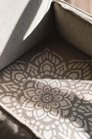 Mandala 36 Stencil Boyama şablonu 30x30 cm, Duvar Stencil, Fayans Stencil, Mobilya Stencil