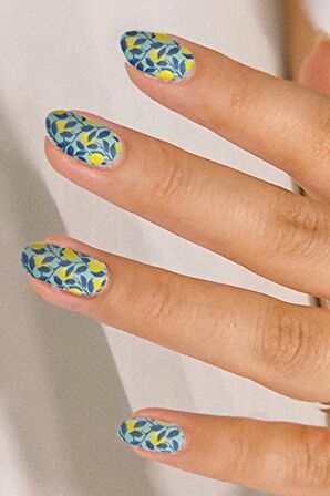 Limon Tırnak Dövmesi,Tırnak Tattoo,Nail Art ,Tırnak Sticker