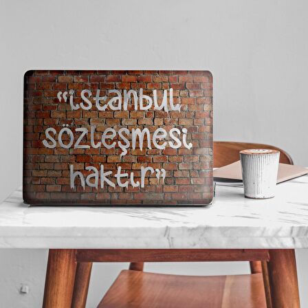 İstanbul Sözleşmesi Haktır-2 Notebook Sticker,Laptop sticker,Hp Sticker,Asus Sticker,15.6 inç Sticker