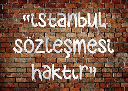 İstanbul Sözleşmesi Haktır-2 Notebook Sticker,Laptop sticker,Hp Sticker,Asus Sticker,15.6 inç Sticker