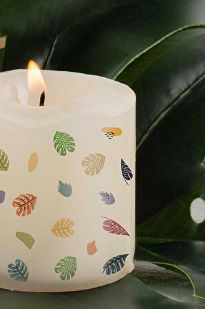 Monstera Yaprakları Tırnak Dövmesi, Tırnak Tattoo, Nail Art, Tırnak Sticker