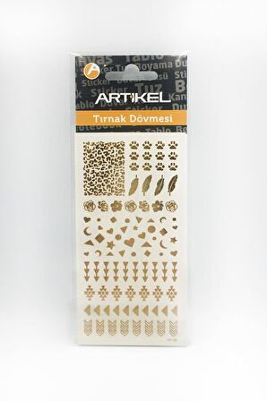 Yaldız Tırnak Dövmesi, Tırnak Tattoo, Nail Art, Tırnak Sticker