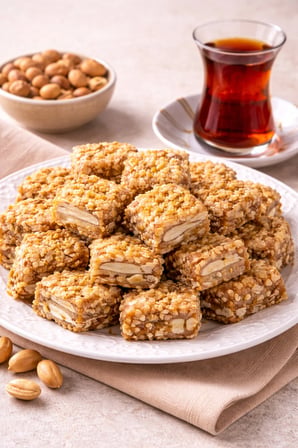 Yer Fıstıklı Hünkar Lokumu (1 Kg) – Lokum & Krokan Lezzeti