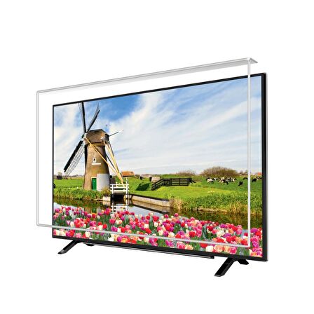 ETİASGLASS 58" (147 EKRAN) Tv Ekran Koruyucu / 3mm Ekran Koruma Paneli