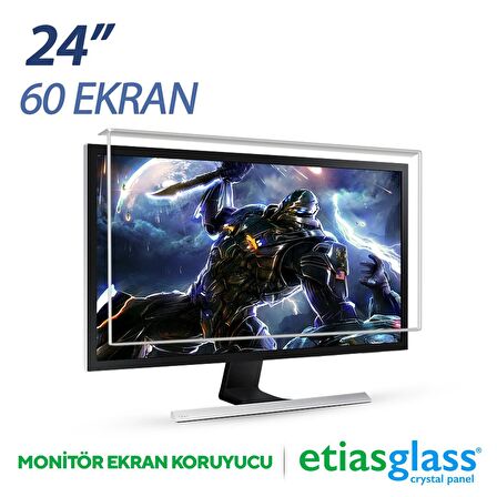 ETİASGLASS 24" Monitör Ekran Koruyucu / 3mm Ekran Koruma Paneli