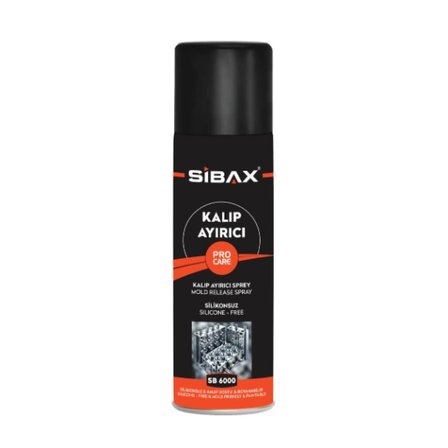 Sibax SB6000 Kalıp Ayırıcı Sprey Silikonsuz 400 ml (1 Adet )