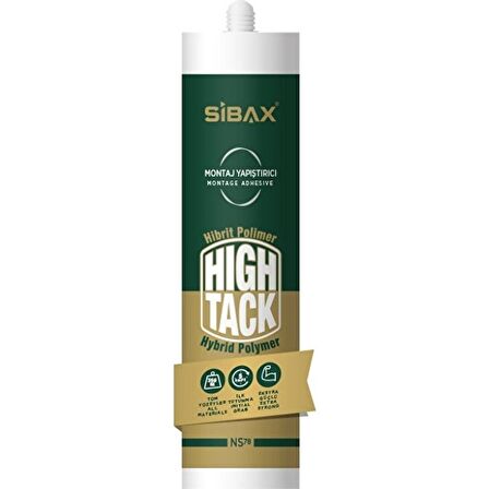 SİBAX HİBRİT HIGH-TACK MONTAJ YAPIŞTIRICISI  NS78