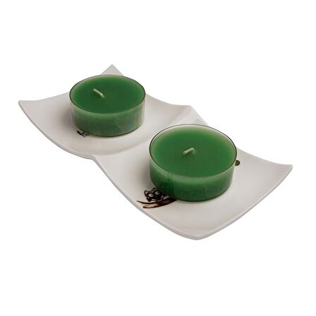 Biggdesign Tealight Mum Seti – Yeşil