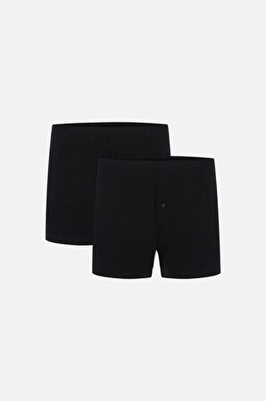 Siyah Erkek Boxer 2li