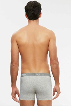KOM Tight Pamuklu 2'li Erkek Boxer - Gri