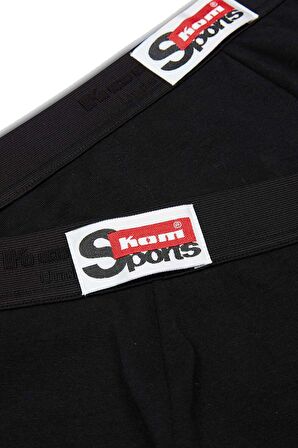 Kom Ariel 2'li Erkek Siyah Slip