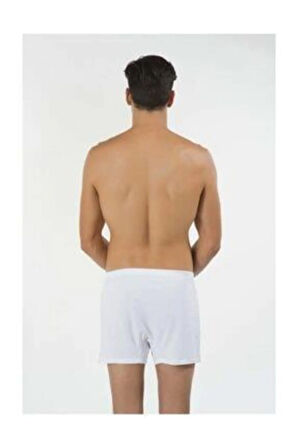 Erkek Beyaz Adrian 2'li Ekonomik Kutu Boxer