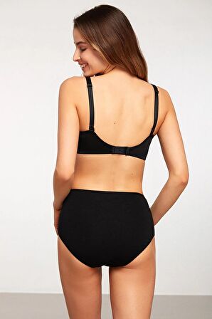 Kom Lidya Desteksiz Mükemmel Toparlayıcı Sütyen Siyah-85D