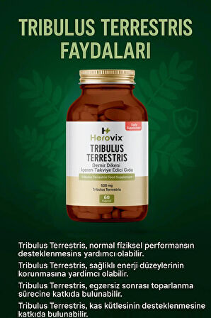 Herovix Tribulus Terrestis 500 mg 60 Kapsül