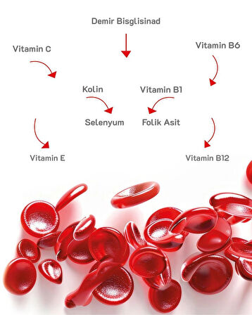 Hasz Labs Iron Bisglicinate & Vitamin B Kompleks 30 Kapsül