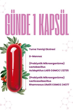Vitisfera Cranberry Complex 30 Kapsül- Turna Yemişi Ekstresi, D-mannoz, Probiyotik