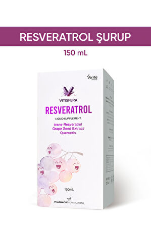 Vitisfera Resveratrol Şurup Orman Meyveleri Aromalı 150 ml