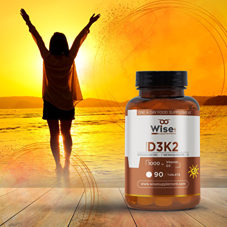 WiseLab Vitamin D3 + K2 90 Tablet