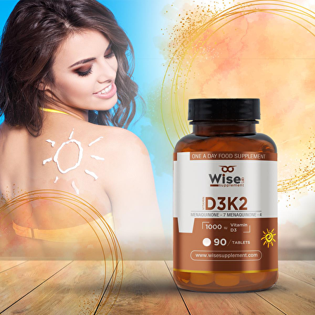 WiseLab Vitamin D3 + K2 90 Tablet