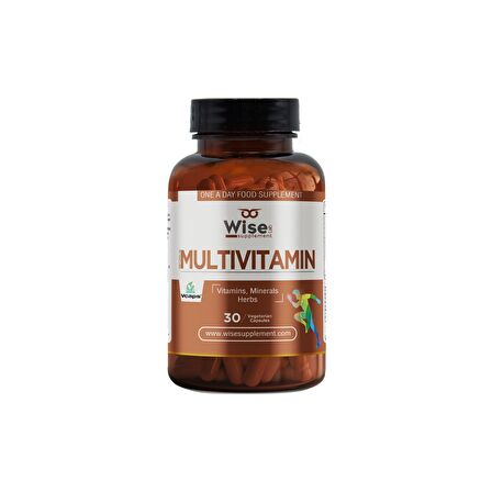 WiseLab Multivitamin Bitkisel 30 Bitkisel Kapsül