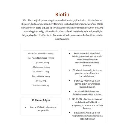 WiseLab Biotin 2500 mcg 30 Tablet