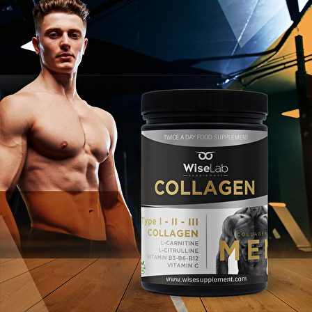 WiseLab Men Collagen 300gr Tip123 L-Carnitine L-Citrulline