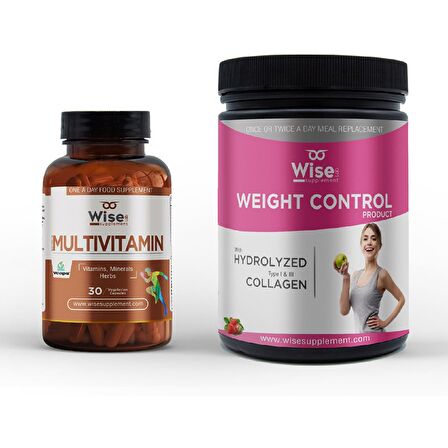 WiseLab Multivitamin + Kilo Kontrol Kolajen Çilek Aromalı